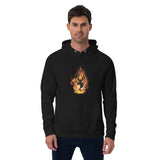 TSFH Icon in Flames Eco Eaglan Hoodie TSFH Icon in Flames Eco Eaglan Hoodie