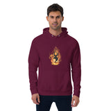 TSFH Icon in Flames Eco Eaglan Hoodie TSFH Icon in Flames Eco Eaglan Hoodie