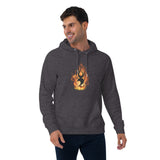 TSFH Icon in Flames Eco Eaglan Hoodie TSFH Icon in Flames Eco Eaglan Hoodie