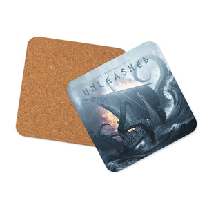 Unleashed Cork-back coaster