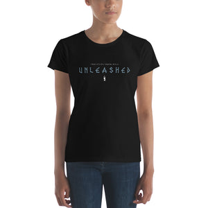 Unleashed Logo Women's Black T-Shirt