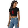 TSFH Red Icon Organic Crop Top TSFH Red Icon Organic Crop Top