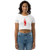 TSFH Red Icon Organic Crop Top TSFH Red Icon Organic Crop Top