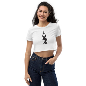 TSFH Black Icon Organic Crop Top