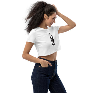 Image Title TSFH Black Icon Organic Crop Top