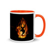TSFH Icon in Flames Mug TSFH Icon in Flames Mug